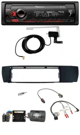 Pioneer DAB USB Lenkrad Bluetooth Autoradio für BMW X3 04-10 E83 seitlich