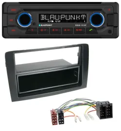 Blaupunkt AUX MP3 CD Bluetooth USB Autoradio für Fiat Idea (350 03-11) schwarz