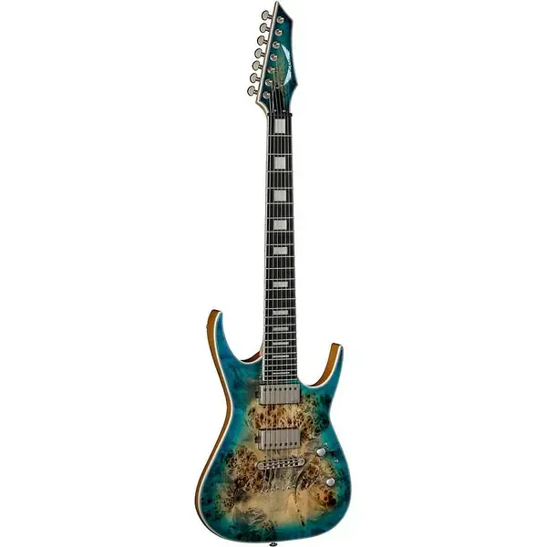 Электрогитара Dean Exile Select Burled Poplar 7-String Satin Turquoise Burst