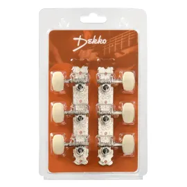 Колки для классической гитары ROCKET PK-22Nickel, никель, на планке