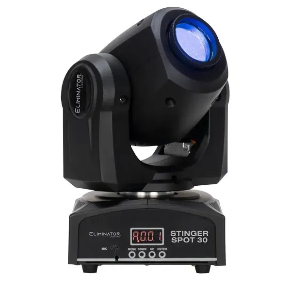 Прибор с полным движением Eliminator Lighting Stinger Spot 30 Gobo DMX LED