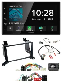 Kenwood Bluetooth Lenkrad DAB USB 2DIN Autoradio für Hyundai Santa Fe CM 2009-20