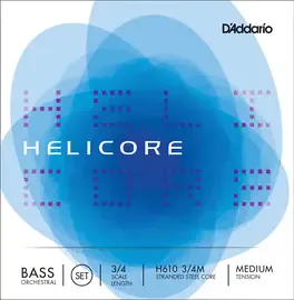 Струны для контрабаса D'Addario Helicore H610 3/4M