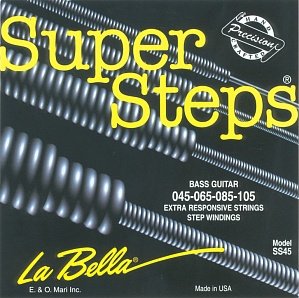 Струны для бас-гитары La Bella Super Steps SS45 45-105