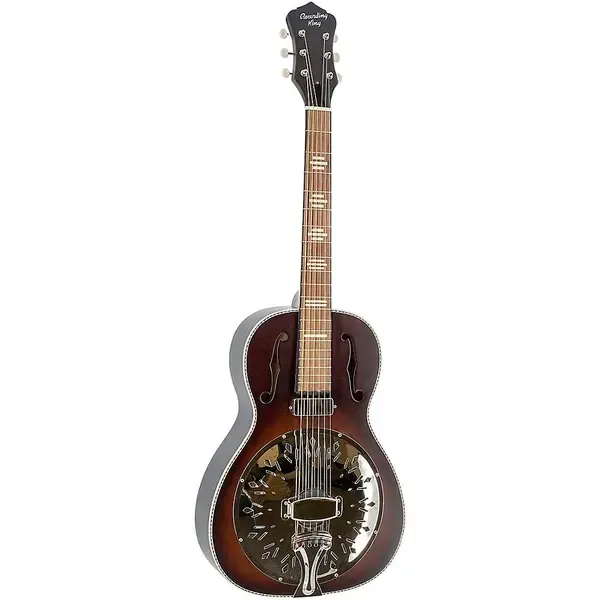 Резонаторная гитара Recording King RPH-R2-E Dirty 30s Resonator Guitar w/Mini-Humbucker Brown Burst