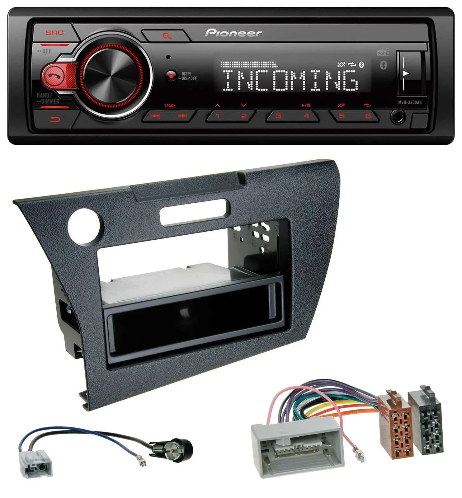 Pioneer Bluetooth USB DAB MP3 Autoradio für Honda CR-Z (ZF1, ab 2010)