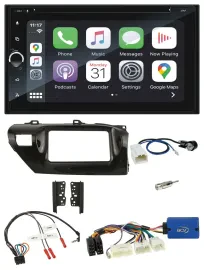 Blaupunkt USB DAB Bluetooth 2DIN TMC Lenkrad Navigation für Toyota Hilux 2015-20