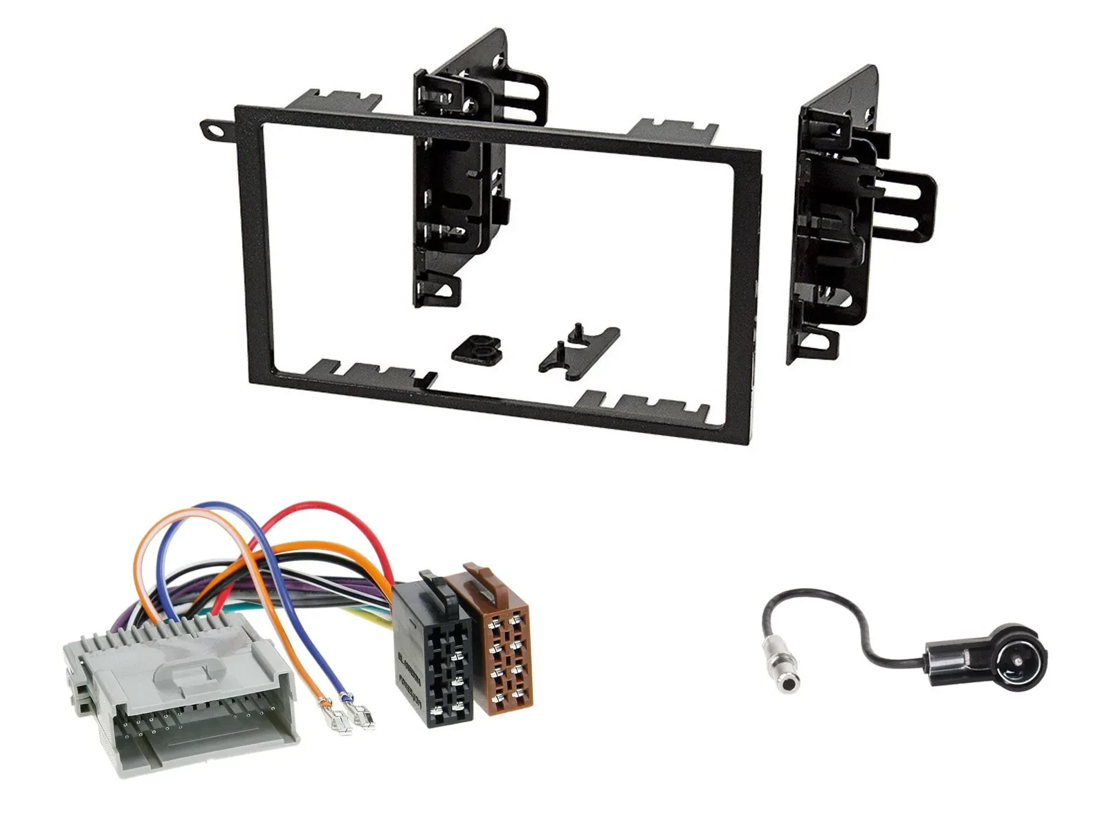 Einbauset Doppel DIN Autoradio für Chevrolet Avalanche Blazer Cavalier Classic T