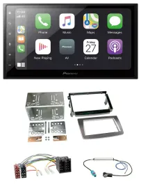 Pioneer MP3 Bluetooth DAB 2DIN USB Autoradio für Alfa Romeo Mito ISO 955 08-14 s