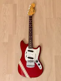 Электрогитара Fender Mustang Vintage Offset Competition Red w/case USA 1972