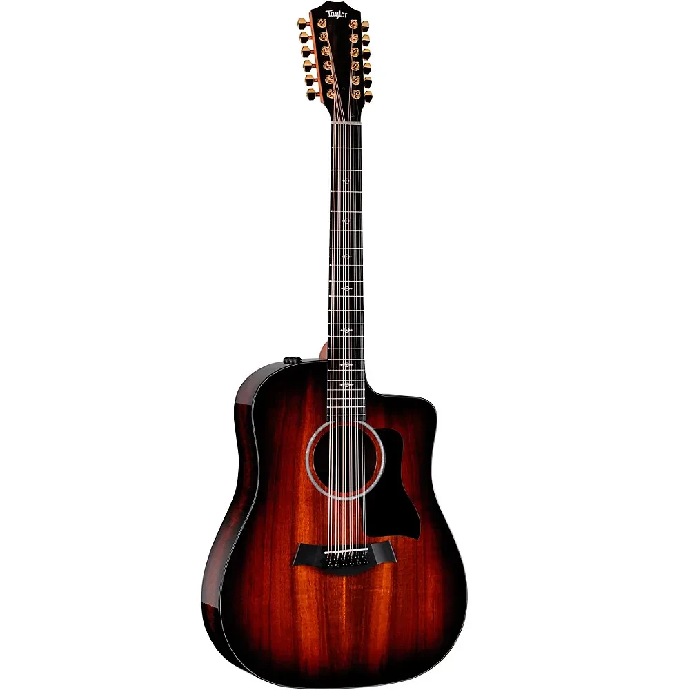 Электроакустическая гитара Taylor 260ce-K DLX Doce Doble Dreadnought Shaded Edge Burst
