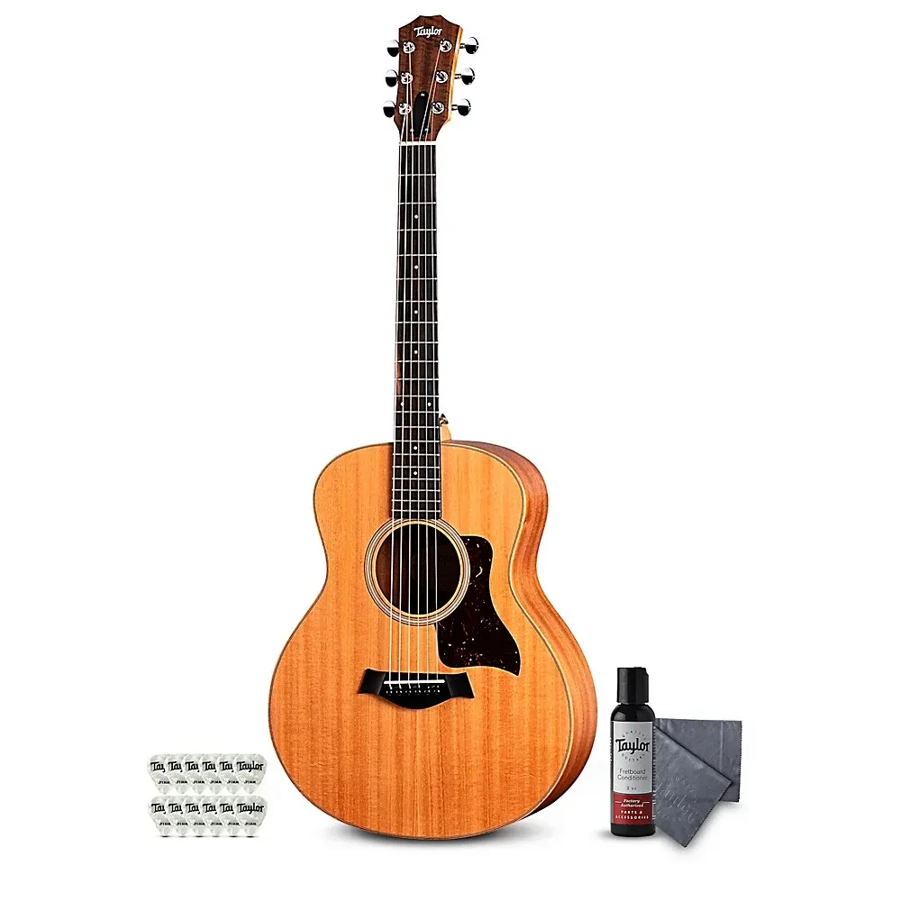 Taylor GS Mini-e Mahogany Acoustic-Electric Guitar Deluxe Pack Natural