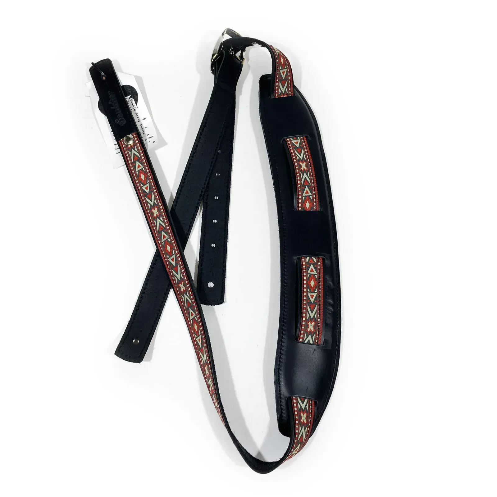 Ремень для гитары Souldier SSA1127BK02BK Seneca Red Black Pattern