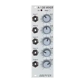 Модульный студийный синтезатор Doepfer A-138B Mixer logarithmisch - Mixer Modular Synthesizer