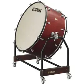 Бас барабан концертный Yamaha CB8036 36"х18", клён 7 слоёв, цвет тёмное дерево