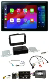 Pioneer Bluetooth DAB Lenkrad USB Autoradio für Alfa Giulietta 13-21 piano-schwa