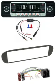 Dietz MP3 DAB Bluetooth USB Autoradio für Fiat Barchetta (ab 1995)