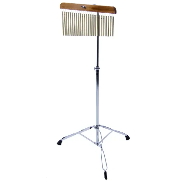 Chimes 25-Bar Messing Percussion Ständer Naturfarben Einsteiger Musikschulen