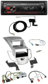 Pioneer 1DIN USB DAB MP3 Lenkrad Autoradio für Ford Fiesta 2010-17 Display silbe