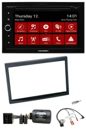 Blaupunkt 2DIN Lenkrad Bluetooth USB TMC DAB Navigation für Citroen C3 C2 Berlin