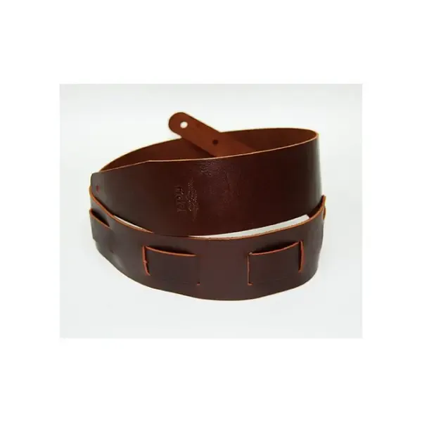 Ремень для гитары Fidel FL50031L Leather кожаный, цвет коньяк