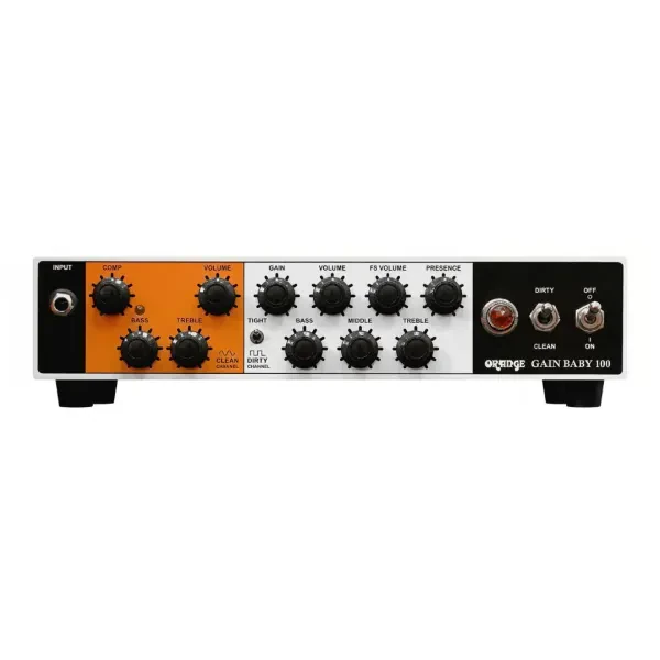 Orange Gain Baby 100 White Guitar Amplifier Head with Jfet Preamp Stage