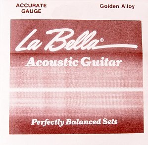 Струна для акустической гитары La Bella GW022, бронза, калибр 22