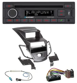 Blaupunkt MP3 USB CD Bluetooth AUX Autoradio für Ford Fiesta 10-17 Display schwa