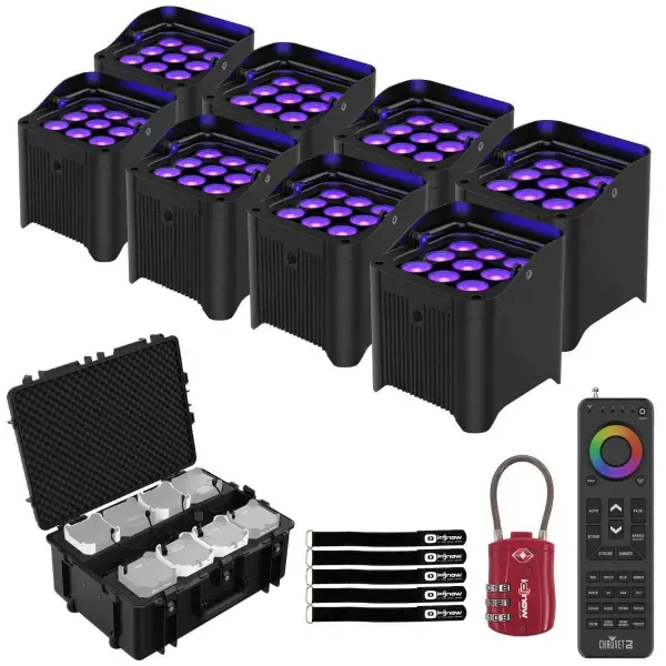 Светодиодный прибор Chauvet DJ Freedom Par H9 IP с аксессуарами (8 штук)