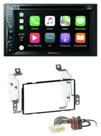 Pioneer MP3 USB DVD Bluetooth DAB 2DIN Autoradio für Nissan Note (2005-2013)