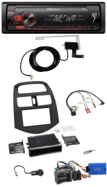 Pioneer 1DIN USB DAB MP3 Lenkrad Autoradio für Chevrolet Spark 2013-2015