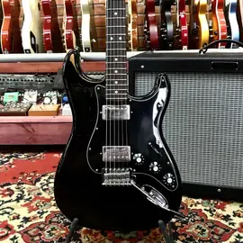 Электрогитара Fender Stratocaster Blacktop HH Black Mexico 2010s