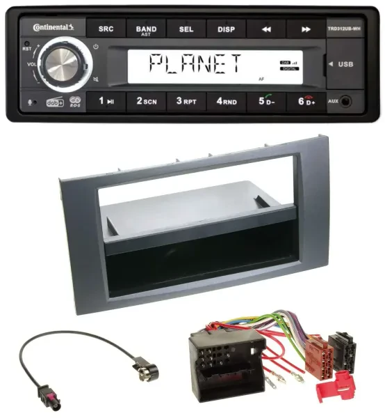 Continental USB 1DIN AUX DAB MP3 Autoradio für Ford Fusion Kuga Transit 05-12 an
