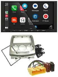 JBL USB 2DIN MP3 Bluetooth AUX Autoradio für Mazda 5 (CR, 2005-2010)