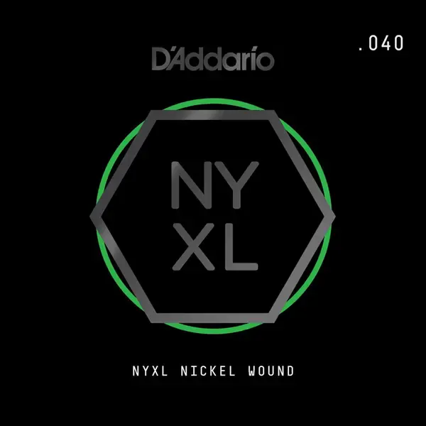 Струна одиночная D'Addario NYNW040 NYXL Nickel Wound Single 040