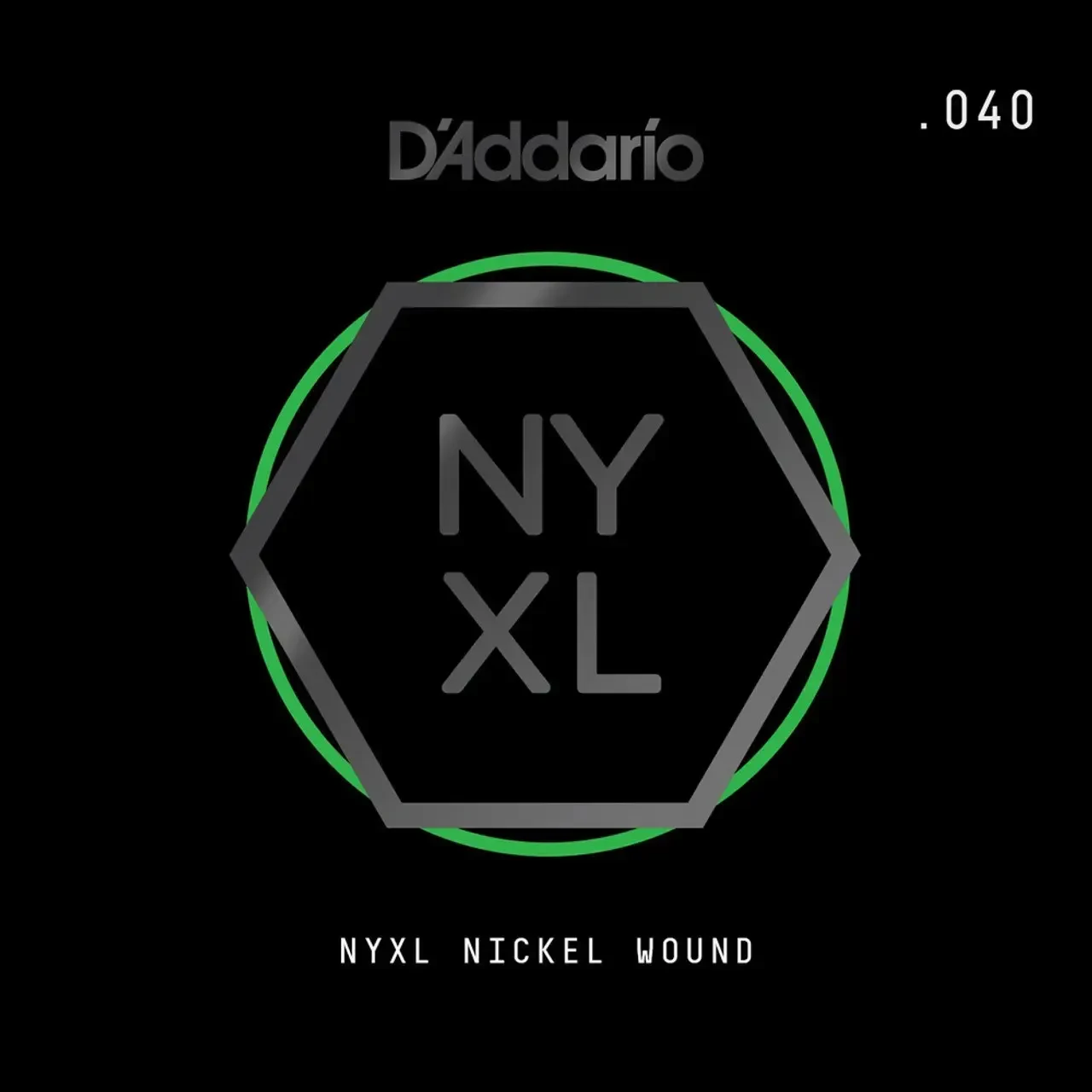 Струна одиночная D'Addario NYNW040 NYXL Nickel Wound Single 040
