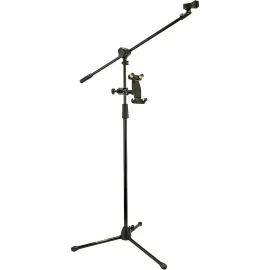 Hercules The Artist Stage Pack Microphone Stand With Phone/Tablet Holder Bundle