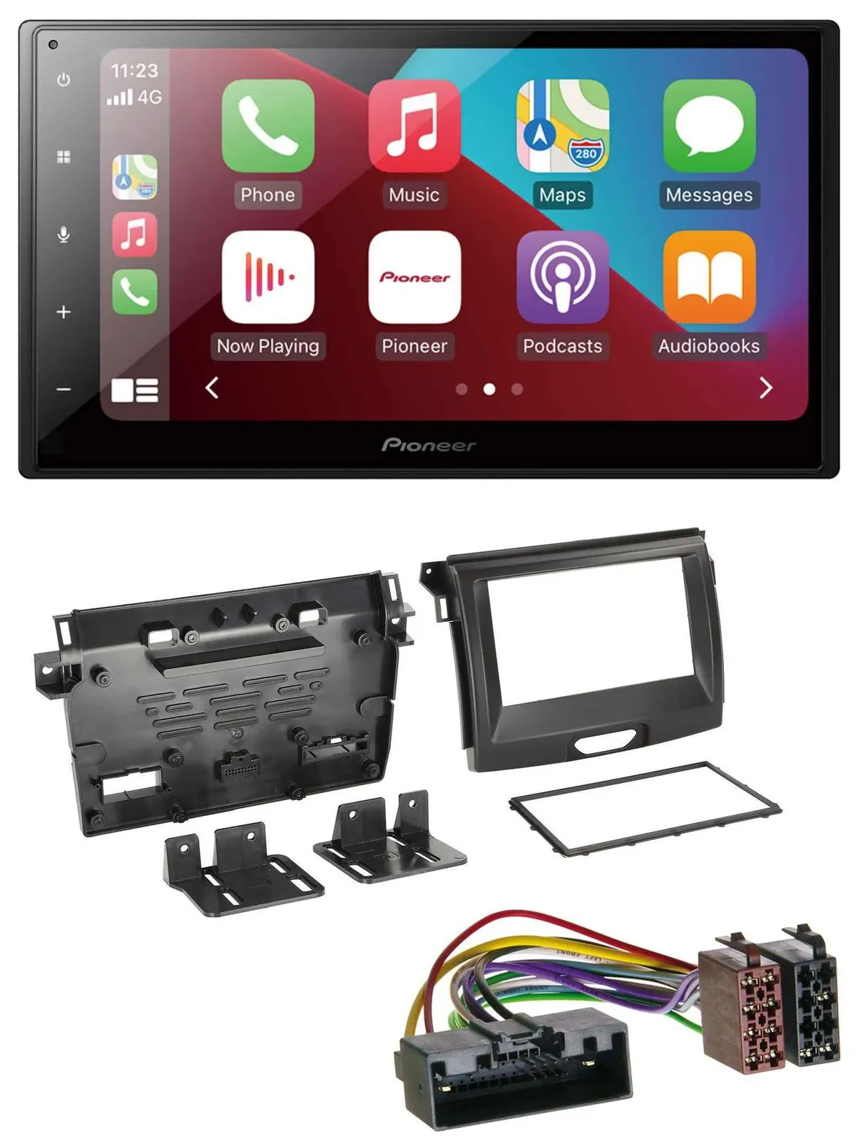 Автомагнитола для Ford Ranger 2AB с 04/2015 Pioneer 2-DIN, USB, MP3, DAB, Bluetooth