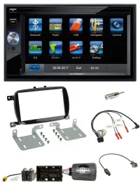 Blaupunkt SD USB TMC Bluetooth 2DIN Lenkrad Navigation für 500 X ab 2016 Facelif