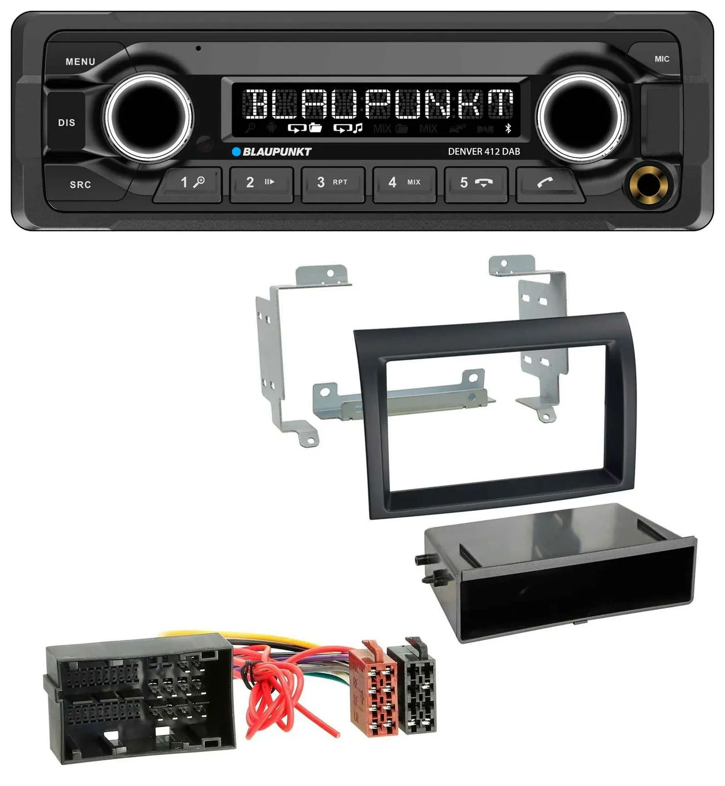 Blaupunkt Bluetooth DAB MP3 USB Autoradio für Citroen Jumper ab 2014 Fiat Ducato