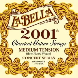 Струны для классической гитары La Bella 2001M Classics 2001 Medium Tention