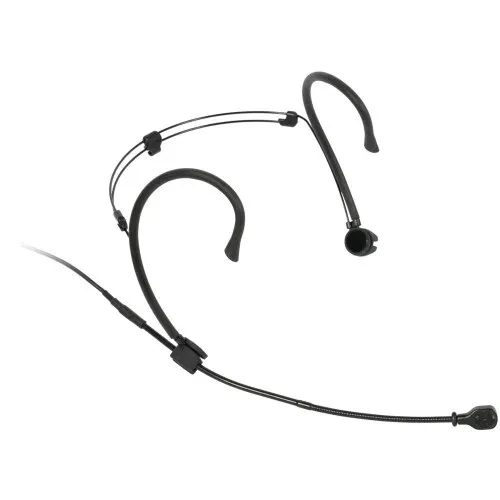 Микрофон для радиосистемы MIPRO MU-506H-1M головной, конденсаторный, кардиоидный, капсюль 6 мм, 4-pin mini XLR, 50 Гц–18 кГц, чувствительность -49 dBV/Pa, Max SPL 135 дБ, питание 5 V, чёрный