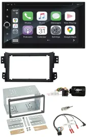 Blaupunkt DAB USB Bluetooth Lenkrad 2DIN TMC Navigation für Opel Agila B Suzuki