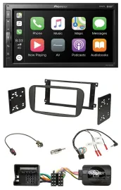 Pioneer USB Lenkrad DAB 2DIN Bluetooth Autoradio für Ford Galaxy Focus C-Max ab