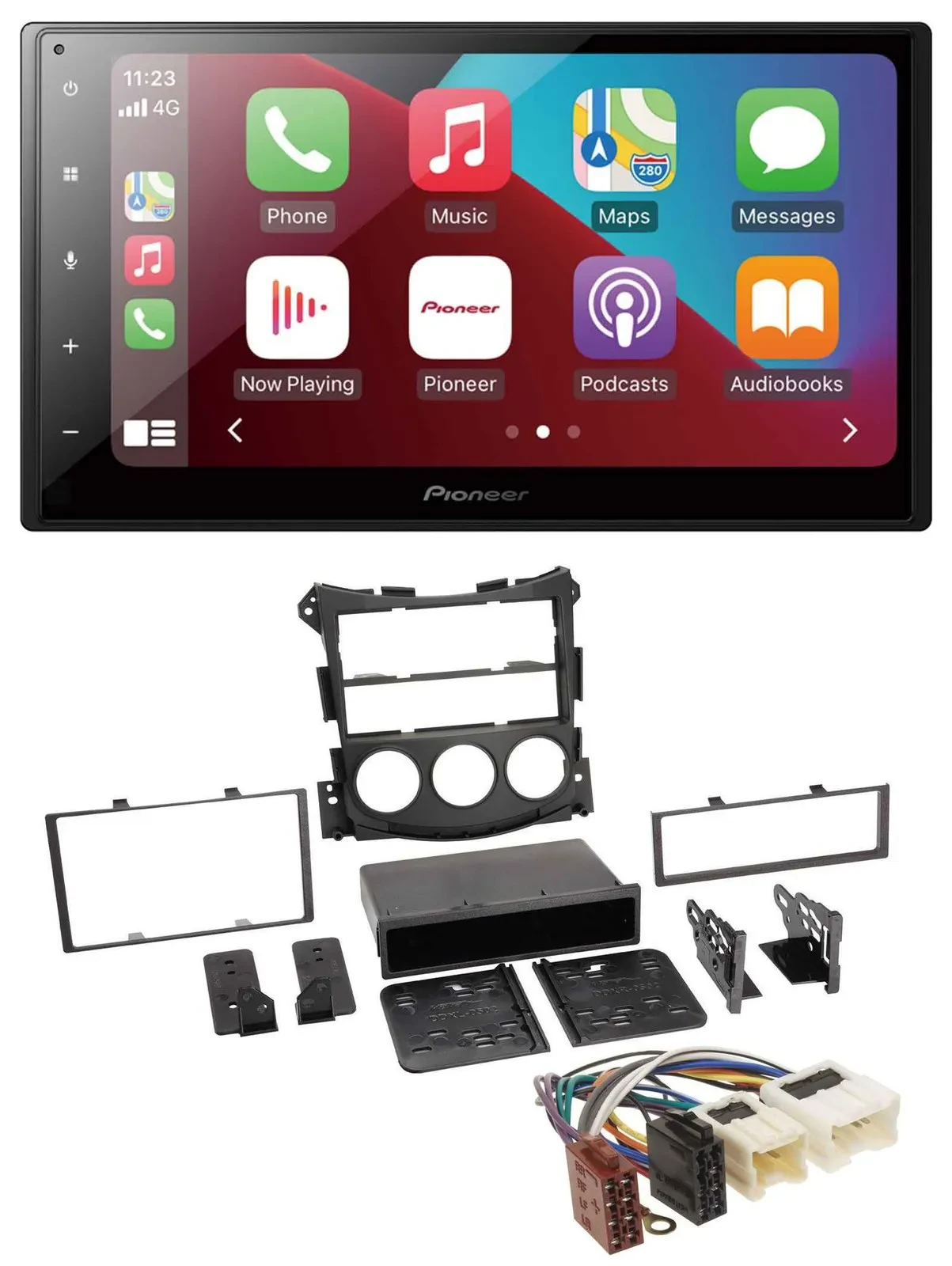 Pioneer USB MP3 DAB 2DIN Bluetooth Autoradio für Nissan 370Z Coupe Roadster ab 1