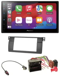 Pioneer DAB USB MP3 Bluetooth 2DIN Autoradio für BMW 3er E46 Profiversion großem
