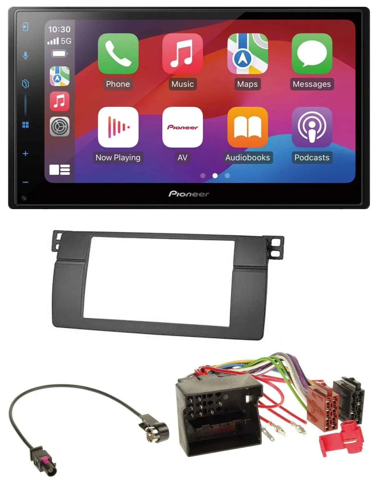 Pioneer DAB USB MP3 Bluetooth 2DIN Autoradio für BMW 3er E46 Profiversion großem