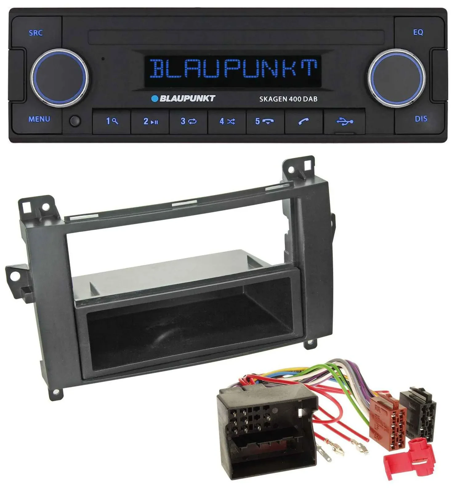 Blaupunkt DAB USB Bluetooth MP3 Autoradio für Mercedes B-Klasse (T245, 05-11)