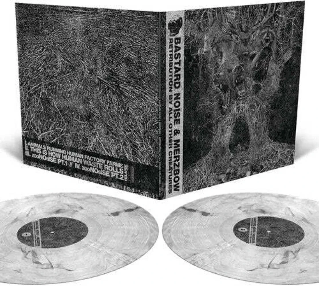 Bastard Noise & Merzbow - Retribution By All Other Creatures [Silver Vinyl] NEW