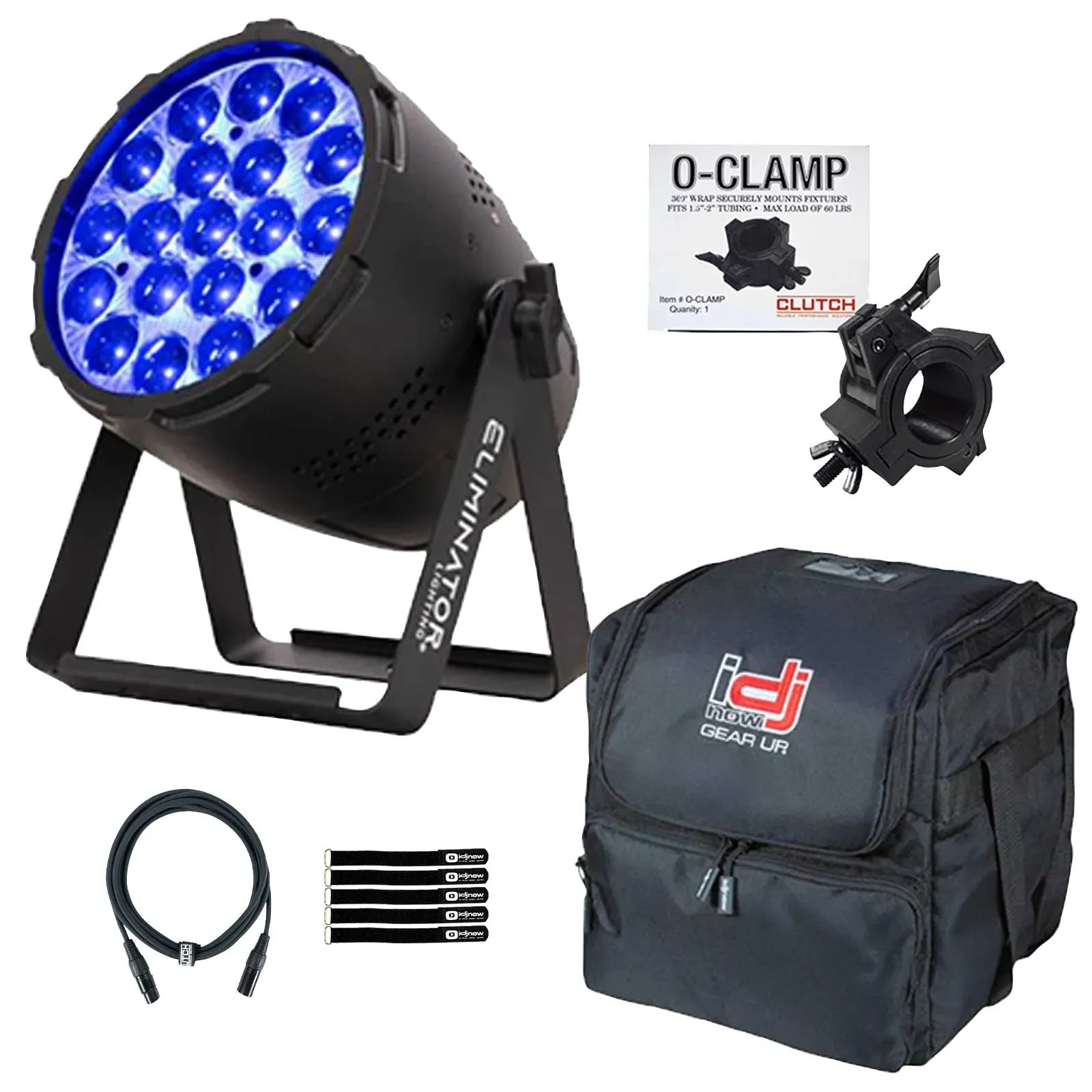 Прожектор LED Eliminator Lighting Mega Par Z Wash RGBW (19x15W) (набор)